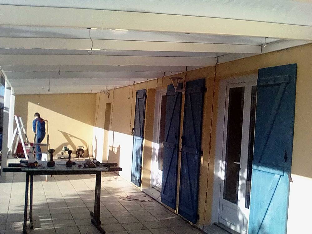 finition pergola
