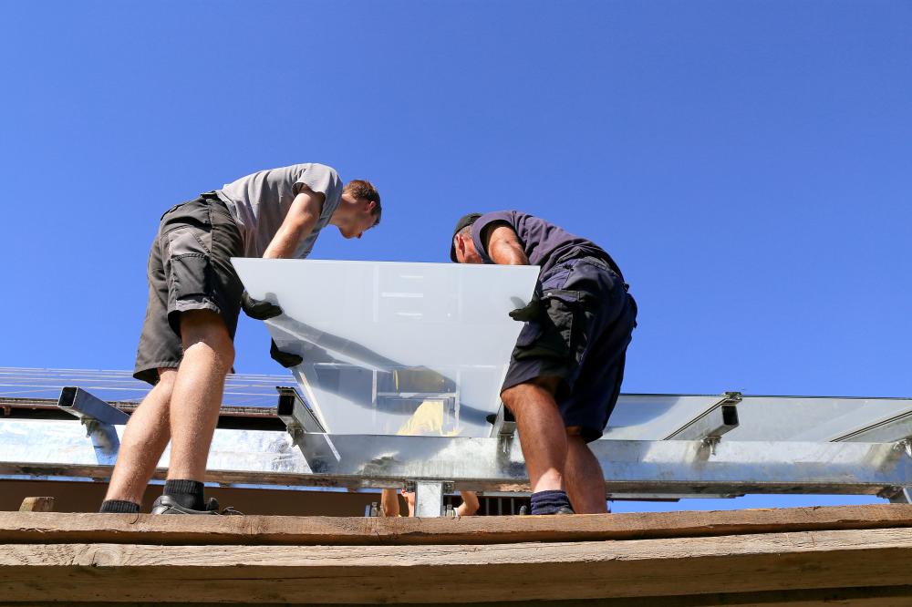 installation pergola